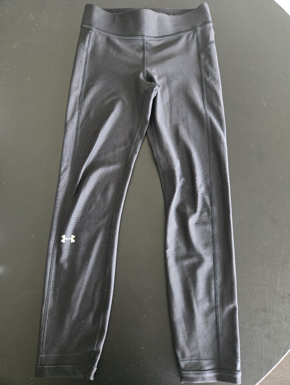 Under Armour Womens Heatgear Compression Black Athletic Leggings